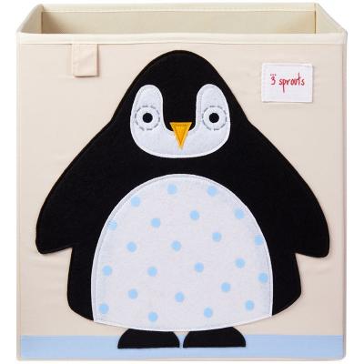 Cube de rangement Pingouin (33,5 x 33,5 cm)