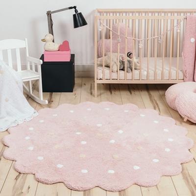 Tapis enfant rond rose Galletita Lorena Canals 140 x 140 (rond)