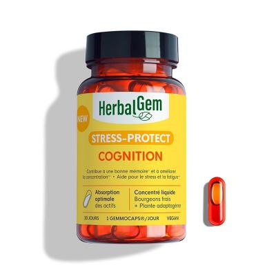 HerbalGem Stress Protect Cognition 30 Gemmocaps - Pot 30 gemmocaps