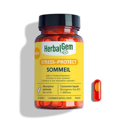 HerbalGem Stress Protect Sommeil 30 Gemmocaps - Pot 30 gemmocaps
