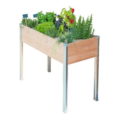 Carr&eacute; Potager sur pieds Mon Petit Potager Design GM 100 x 45 x h.80 cm
