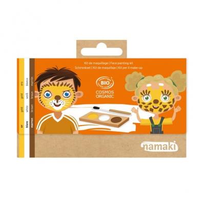 Kit Maquillage de f&ecirc;te Namak 3 Couleurs Lion et Giraffe