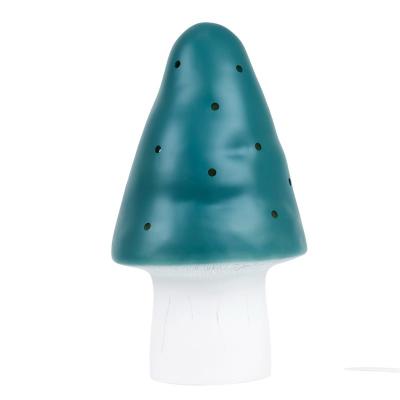 Lampe petite champignon - Sarcelle naturel