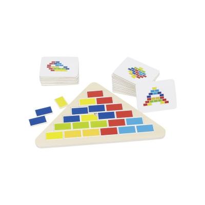 Goki - 2041699 - Puzzle en Bois - Segment Triangle - 10 Pi&egrave;ces