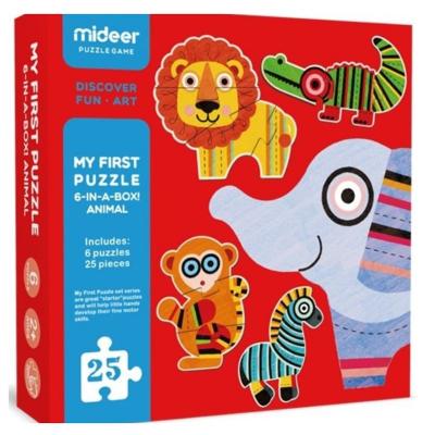 Mideer- Puzzle, MD0078, Multicolore, 25 x 25 x 5 cm