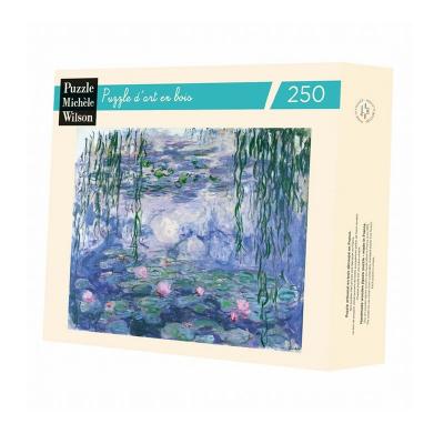 Puzzle bois 250 pi&egrave;ces MONET NYMPHEAS ET SAULE PMW Multicolore