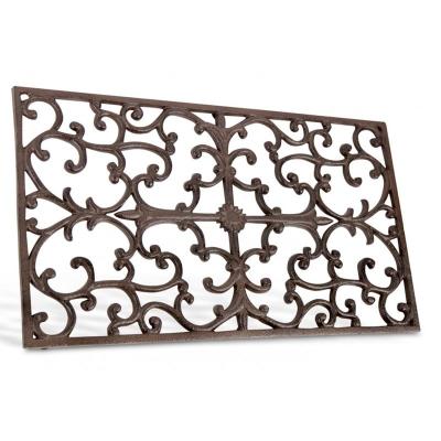 Paillasson Rectangulaire Fonte Marron 65x2x37cm