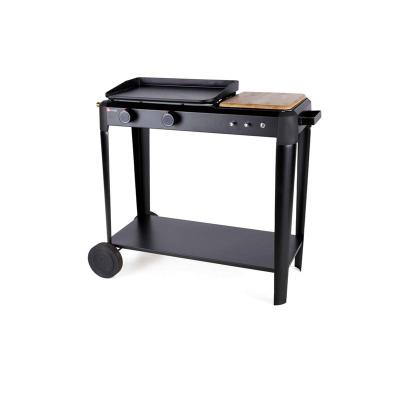 Plancha gaz sur chariot hendaye 250 - somagic