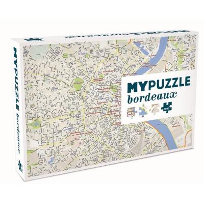 Puzzle 1000 pi&egrave;ces : plan de la ville de bordeaux mypuzzle bordeaux