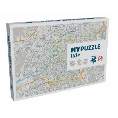 HELVETIQ- Puzzle Ville, 99653, Multicolore