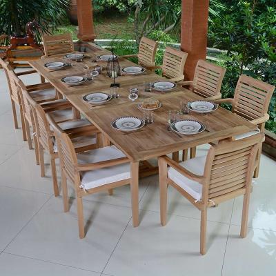 Teck'Attitude Salon de Jardin en Teck Ecograde Mahina, 10 Places