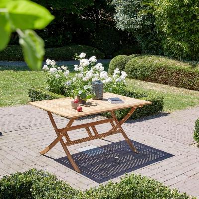 Table de jardin en acacia massif 6 pers. - Naturel