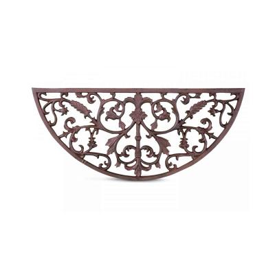 Paillasson Demi Lune Fonte Marron 69cm - Marron