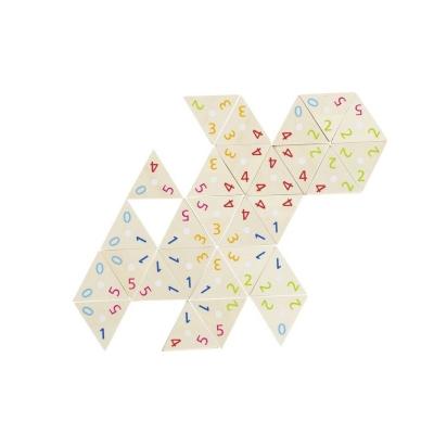 Goki Triominos avec figures bois 76 pierres