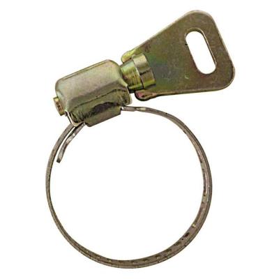 Boutt&eacute; CSP824 2 Colliers a cle Acier Largeur 8mm Serrage 14/24 Tuyau &oslash;15, Argent