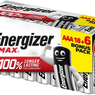 Pile LR3 (aaa) alcaline(s) Energizer Max 1.5 v 24 pc(s) S425292