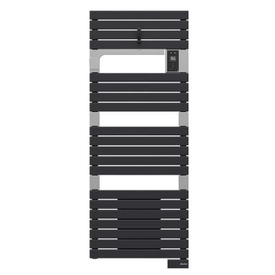 S&egrave;che-serviettes &agrave; inertie fluide connect&eacute; Asama - Anthracite - 1750W