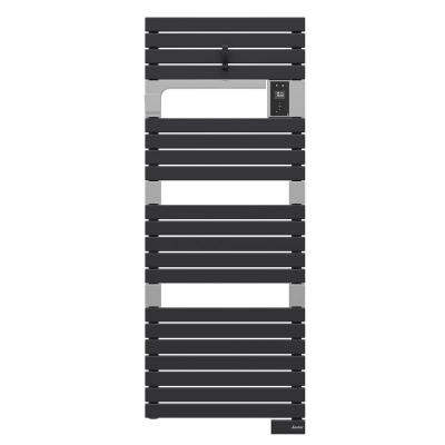 S&egrave;che-serviettes &agrave; inertie fluide connect&eacute; Asama - Anthracite - 750W