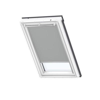 Store fen&ecirc;tre de toit VELUX occultant manuel gris DKL M08, cadre gris