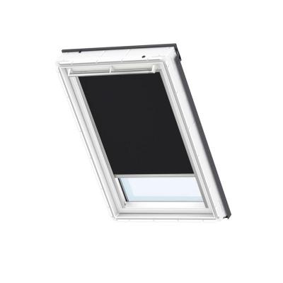 Store fen&ecirc;tre de toit VELUX occultant manuel noir DKL M08, cadre gris