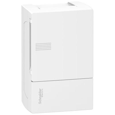 Mini coffret PRAGMA - 1x6 mod. - portillon opaque blanc - born. terre
