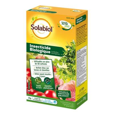 Insecticide biologique concentr&eacute; Solabiol 10 x 2 5g