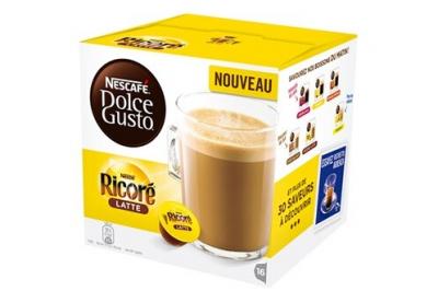 Lot De 3 - Dolce Gusto - 16 Capsules De Ricor&eacute; Au Lait Latte 168 G