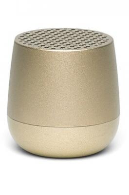 Enceinte bluetooth 3W rechargeable en aluminium or