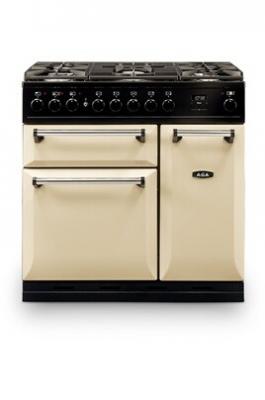 Piano de cuisson AGA MASTERCHEF DELUXE 90 Mixte Cr&egrave;me - MDX90DFCRM-EU