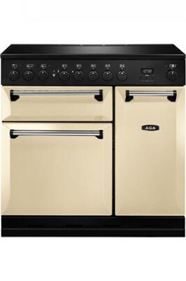 Piano de cuisson AGA MASTERCHEF DELUXE 90 Induction Cr&egrave;me - MDX90EICRM