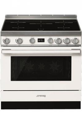 Piano de cuisson Smeg Portofino 90cm induction blanc - CPF9IPWH