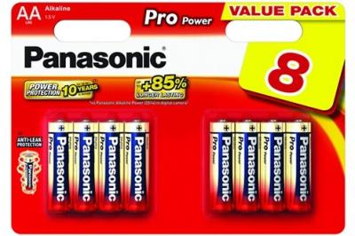 Panasonic Pro Power Lr 6 Mignon Alkaline Batteries 8 Units