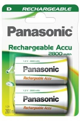 PANASONIC Lot de 6 Blisters de 2 Piles Rechargeables R2U D/HR20 2800Ni-MH - 1,2V