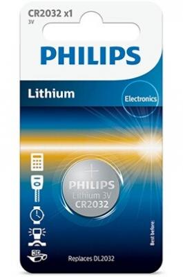 Philips Pile CR2032 / DL2032 Philips Bouton Lithium 3V