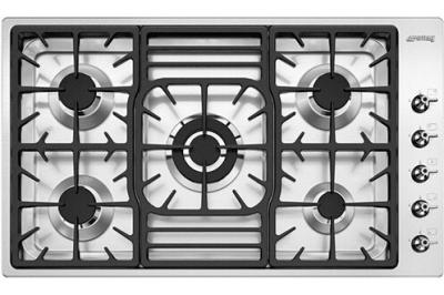 SMEG Plaque gaz PGF95-4 5 feux 90 cm Inox