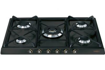 SR775AO Table de Cuisson Gaz C&acirc;ble &Eacute;lectrique Acier Inoxydable Noir