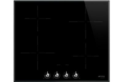 Smeg Si364bm 60 Cm Induction Hob 4 Burners Noir