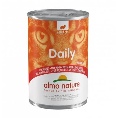 Almo Nature Daily Menu Beef 400g Wet Cat Food Multicolore