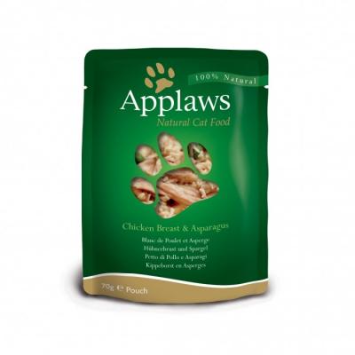 Applaws Chicken With Asparagus 12x70g Wet Cat Food Dor&eacute;