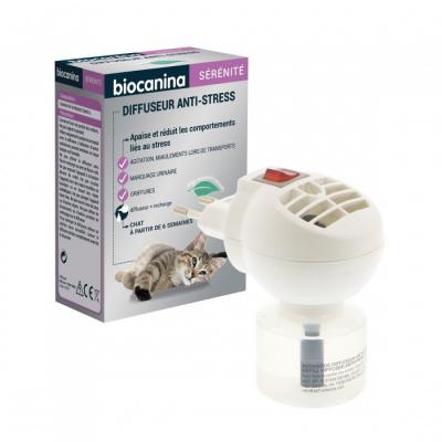 BIOCANINA S&eacute;r&eacute;nit&eacute;diffuseur anti-stress Chat x 1 + recharge x 1