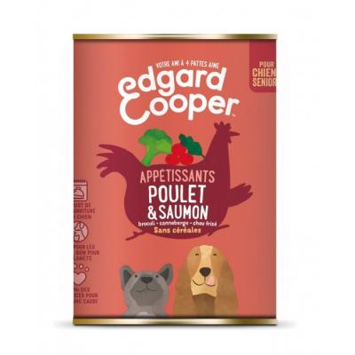 Edgard & Cooper Senior sans c&eacute;r&eacute;ales 400 g pour chien - poulet, saumon