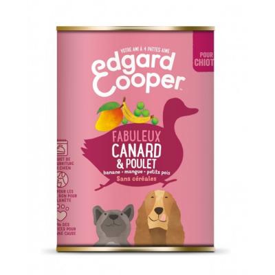 Croquettes Pour Chiot Au Canard Et Poulet Edgard Cooper - La Boite De 400g