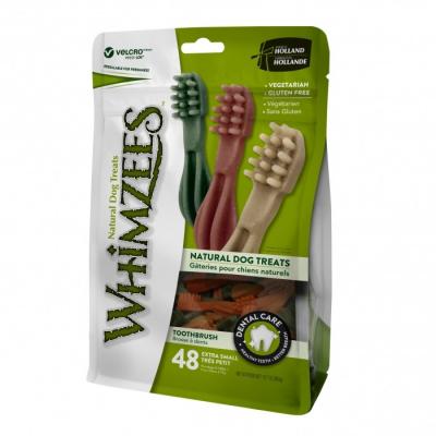 Whimzees Bag Toothbrush Star Xs Dog Snack 48 Units Clair