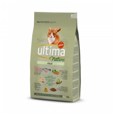 Ultima Nature - Croquettes au Saumon pour Chat St&eacute;rilis&eacute; - 1,25Kg