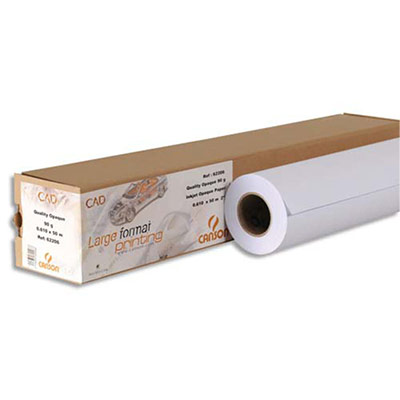 Bobine traceur papier non couch&eacute; - 90 g - Clairefontaine - 0,914 x 91 m