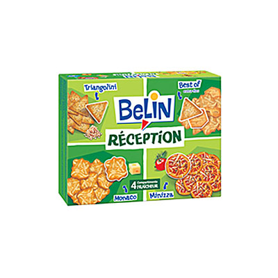 BELIN Boite d'assortiment de biscuits sal&eacute;s R&eacute;ception 380g