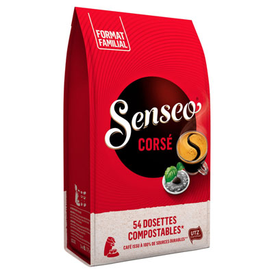 Paquet de 54 dosettes Senseo Cors&eacute; 