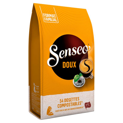 Paquet de 54 dosettes Senseo Doux