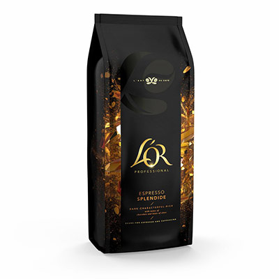 Caf&eacute; en grains Espresso Spendide L'Or - bio et UTZ - paquet de 1 kg