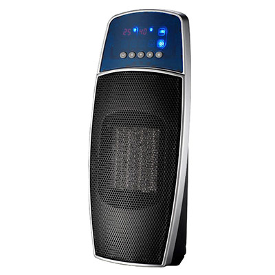 Chauffage soufflant c&eacute;ramique Ovoid 1500W avec t&eacute;l&eacute;commande